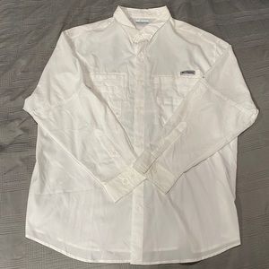 White Columbia PFG Long-sleeve Shirt